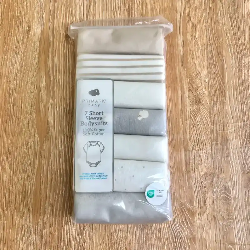 Pack de 3 bodys color beige 