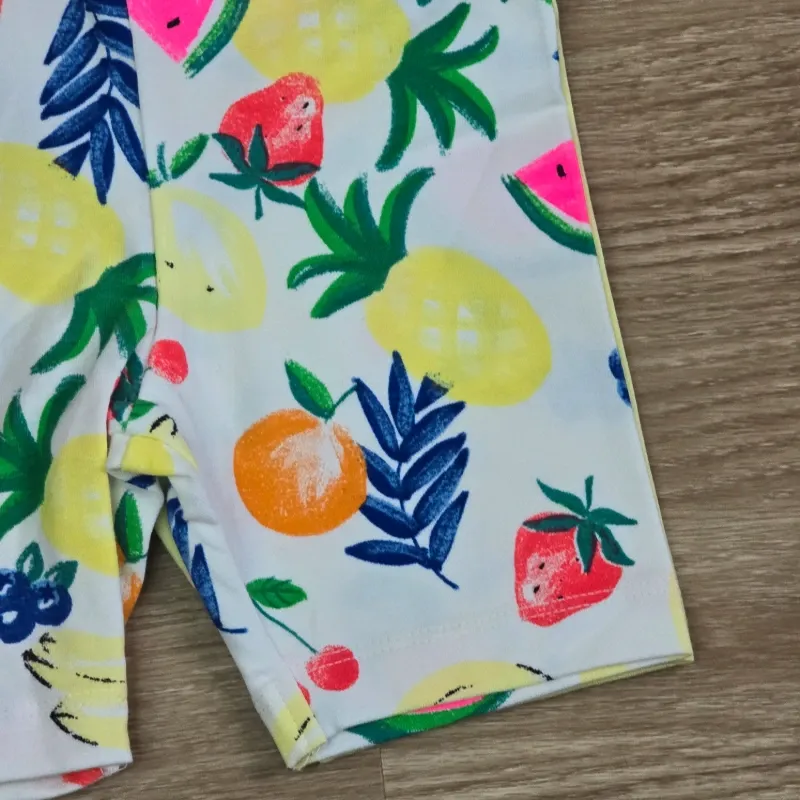 Leggin corto de frutas colorido