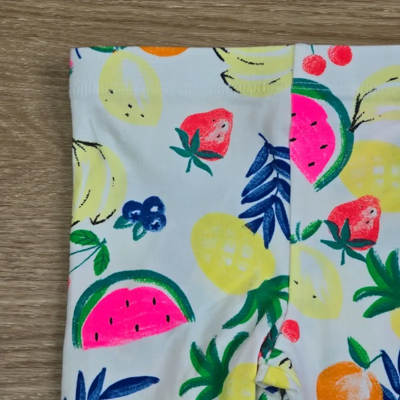 Leggin corto de frutas colorido