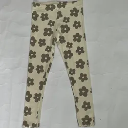 Leggin de canalé con florecitas 