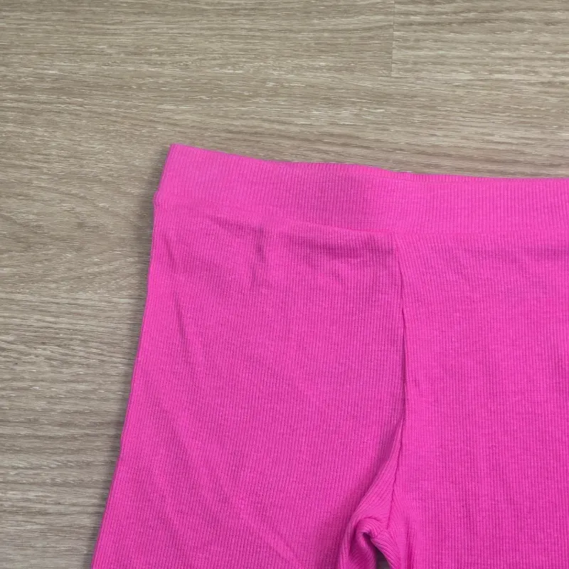 Leggin tela Canalé color rosado