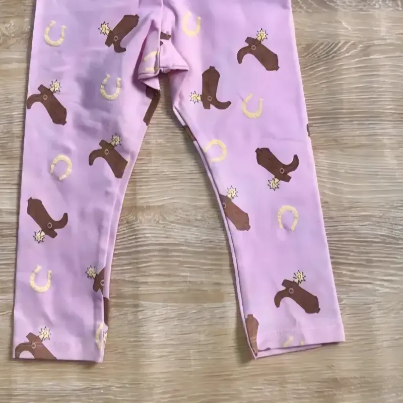 Legging con botas de vaquero 