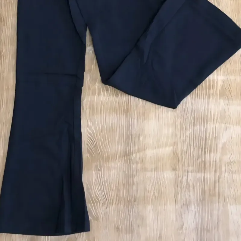 Legging Mango de pata ancha color azul