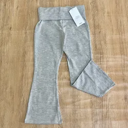 Legging Mango de pata ancha color gris