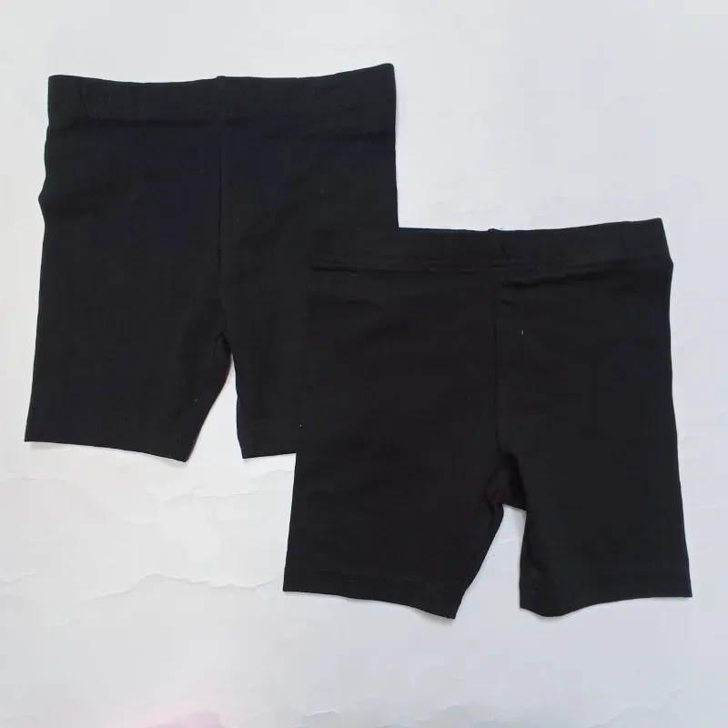 Leggins cortos color negro 
