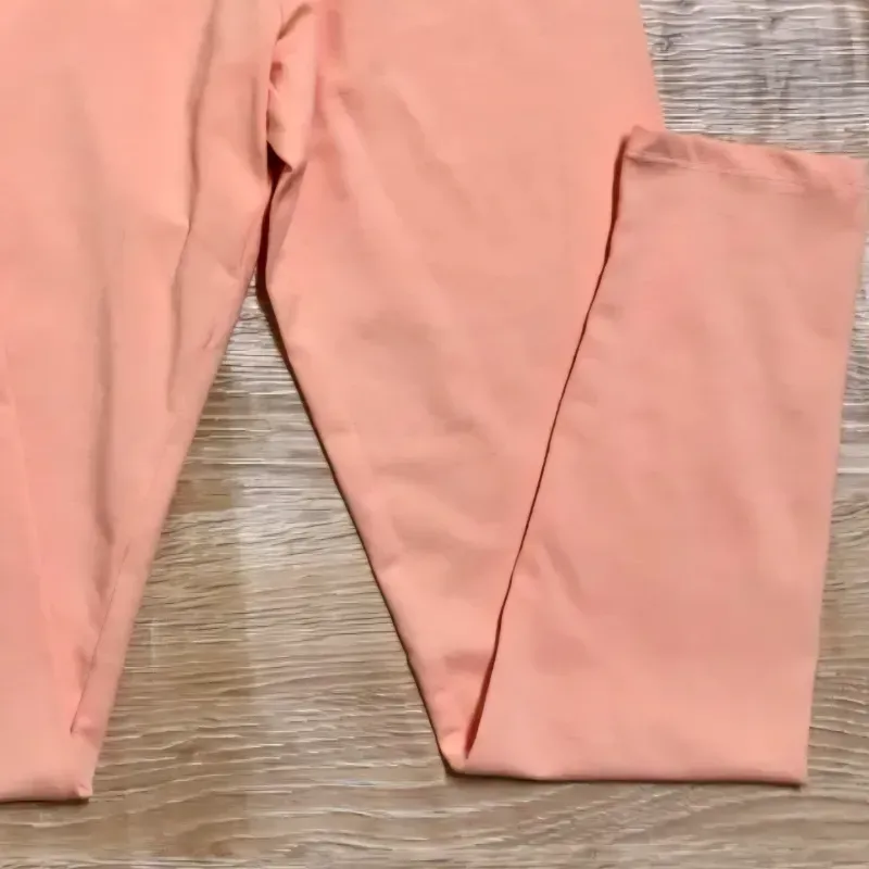 Leggins largas color naranja 