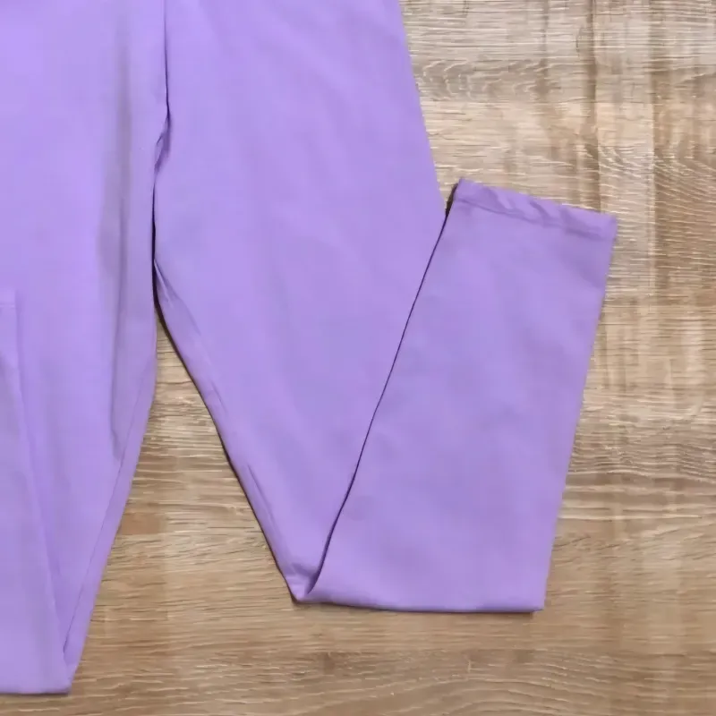 Leggins largas color violeta