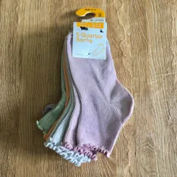 Pack de 5 pares de medias de canalé 