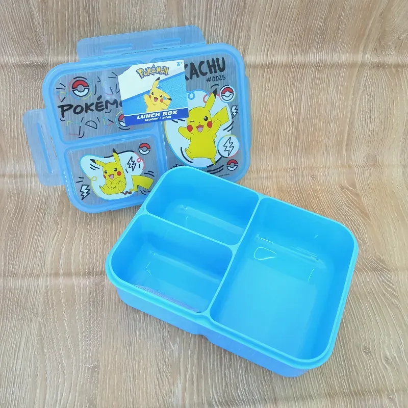 Lonchera de Pikachu color azul 