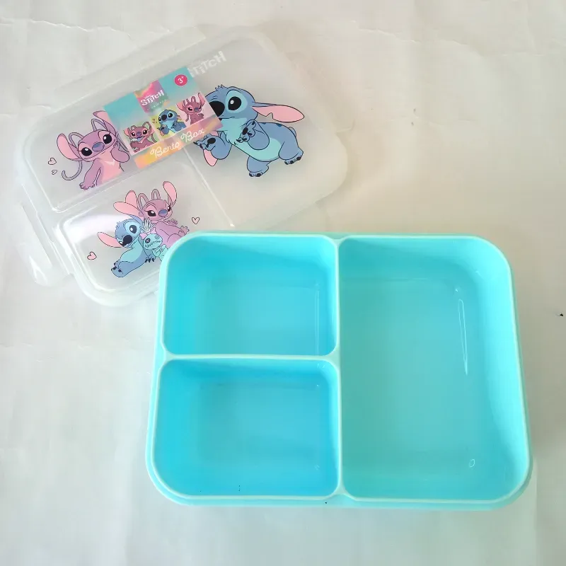 Lunchera  de Stitch con 3 compartimentos 