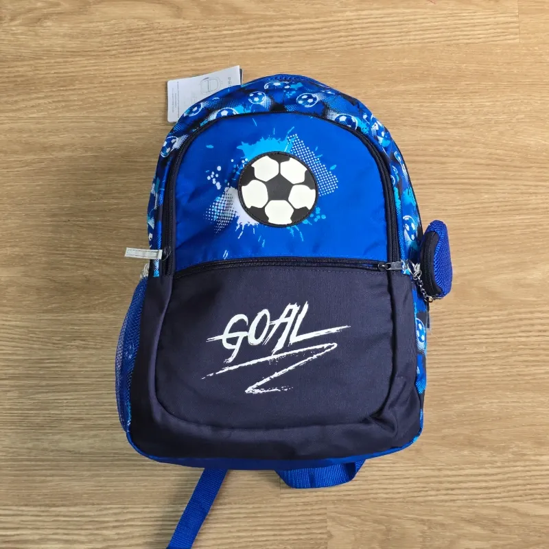 Mochila azul de Fútbol