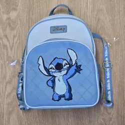Mochila Azul de Stich con relieve