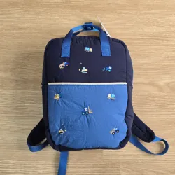 Mochila color azul Construcción