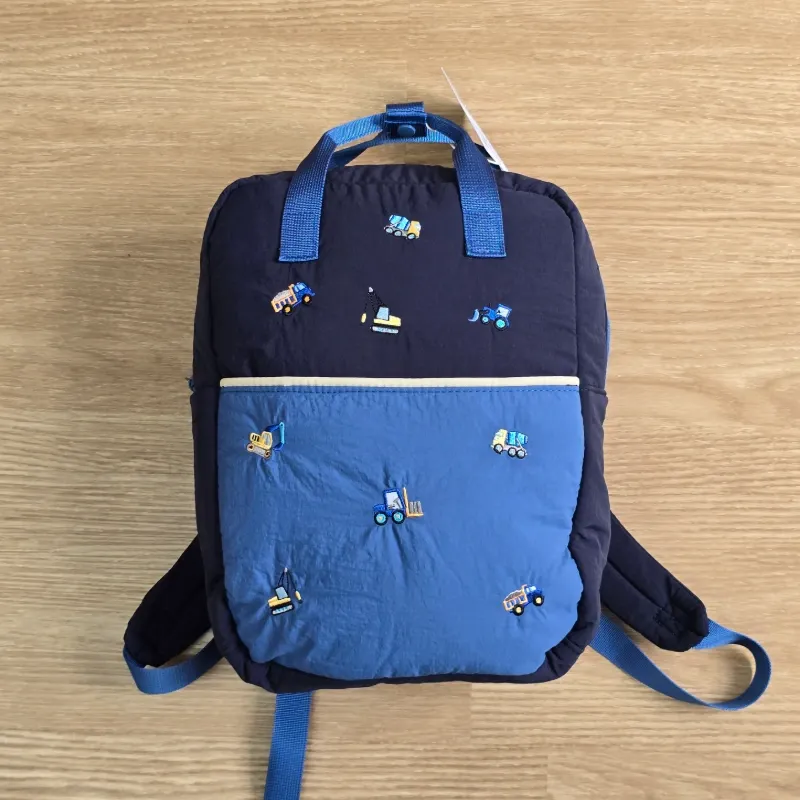 Mochila color azul Construcción