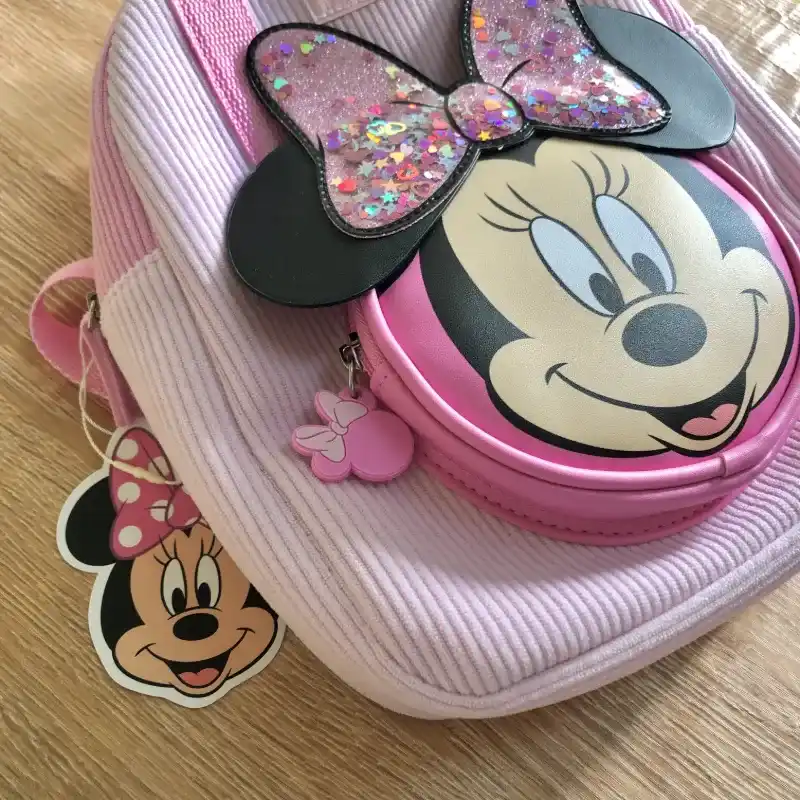Mochila con Minnie Mouse color rosa
