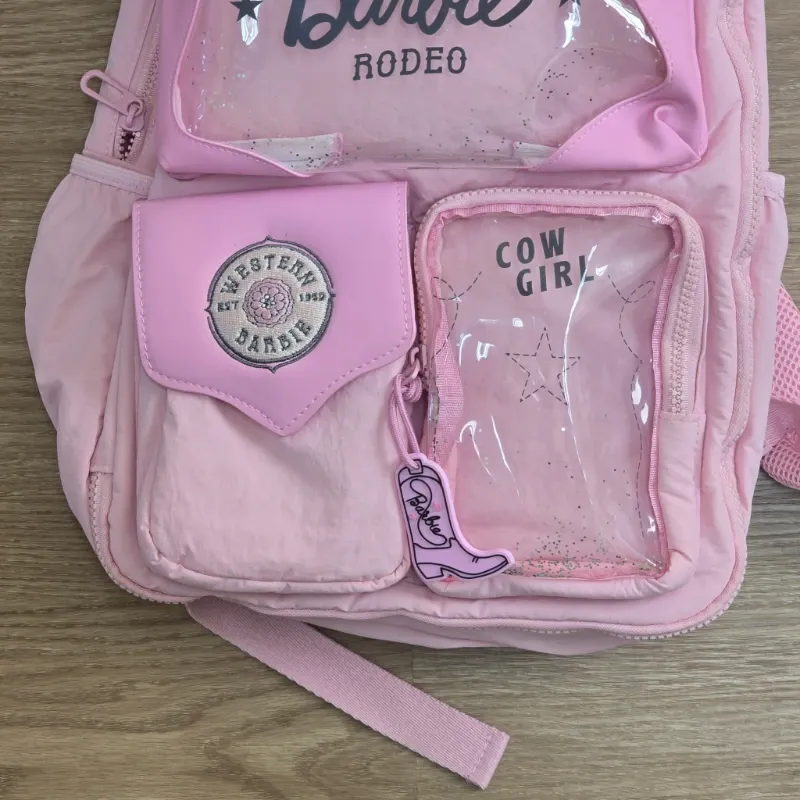 Mochila de Barbie color rosada