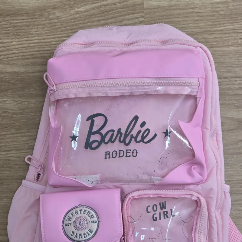 Mochila de Barbie color rosada