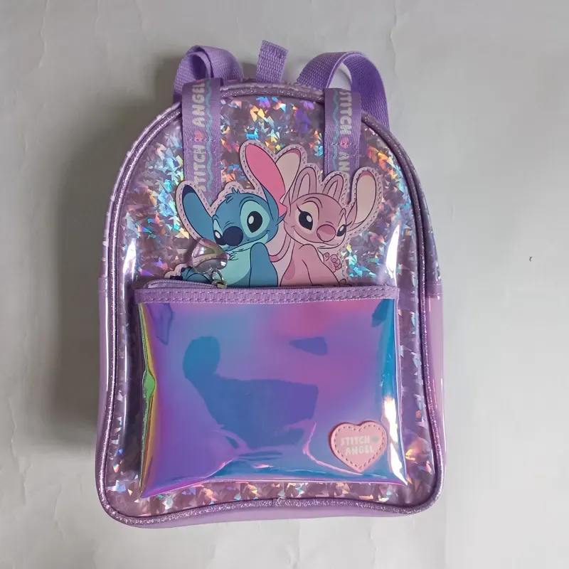 Mochila de color violeta de Stitch 