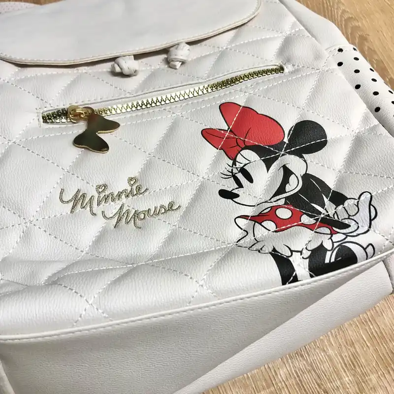 Mochila de Minnie Mouse color blanco 