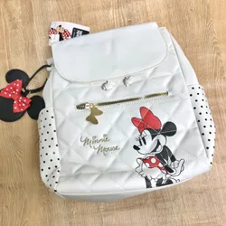 Mochila de Minnie Mouse color blanco 
