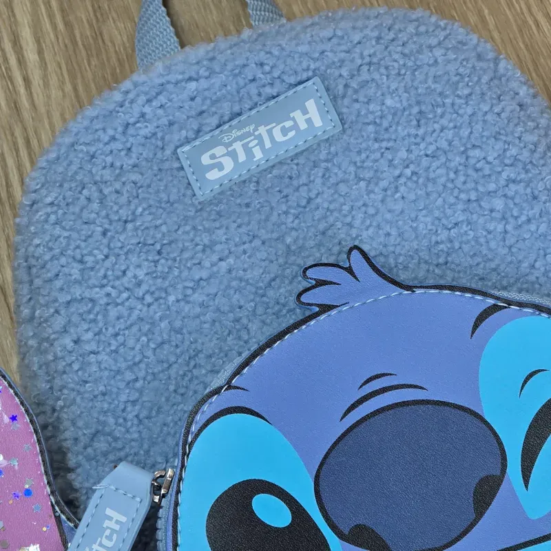 Mochila de Stich a Relieve Azul