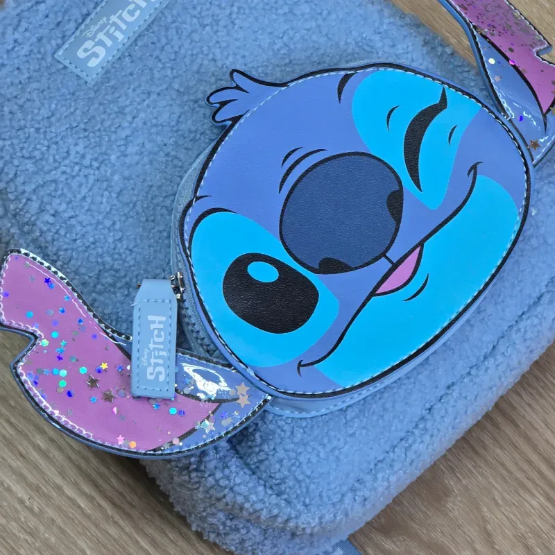 Mochila de Stich a Relieve Azul