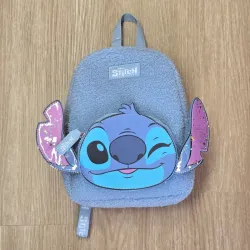 Mochila de Stich a Relieve Azul
