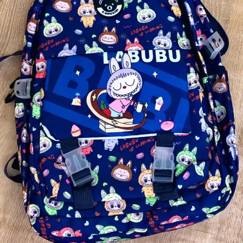 Mochila Labubu color azul 