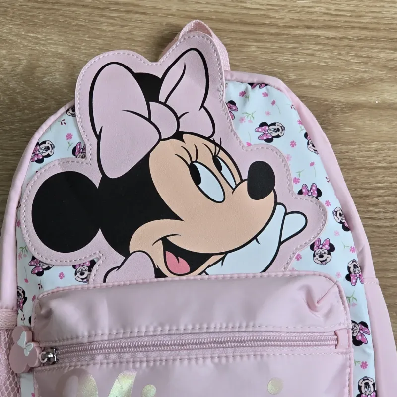 Mochila rosa y blanco de Minnie Mouse
