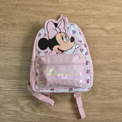Mochila rosa y blanco de Minnie Mouse