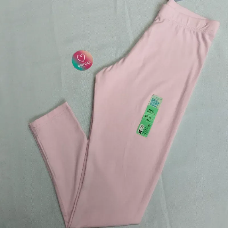 Leggins algodón rosa 