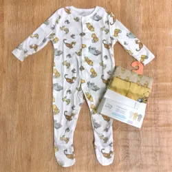 Pack de 3 bodys para dormir de Winnie Pooh
