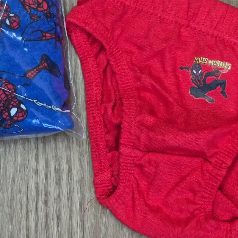 Pack 6 Calzoncillos de Spiderman