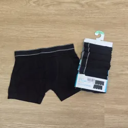 Pack 7 calzoncillos de pata color negro