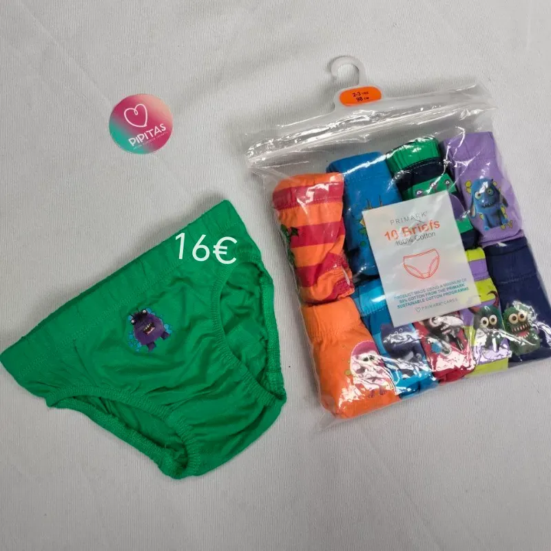 Pack de 10 calzoncillos 
