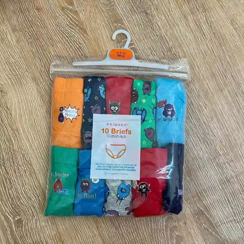 Pack de 10 calzoncillos 