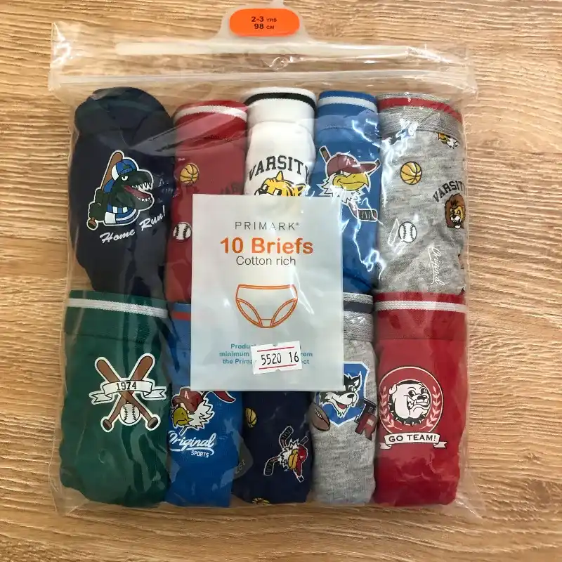 Pack de 10 calzoncillos 