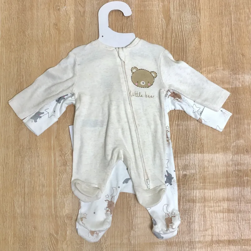 Pack de 2 bodys con animalitos 