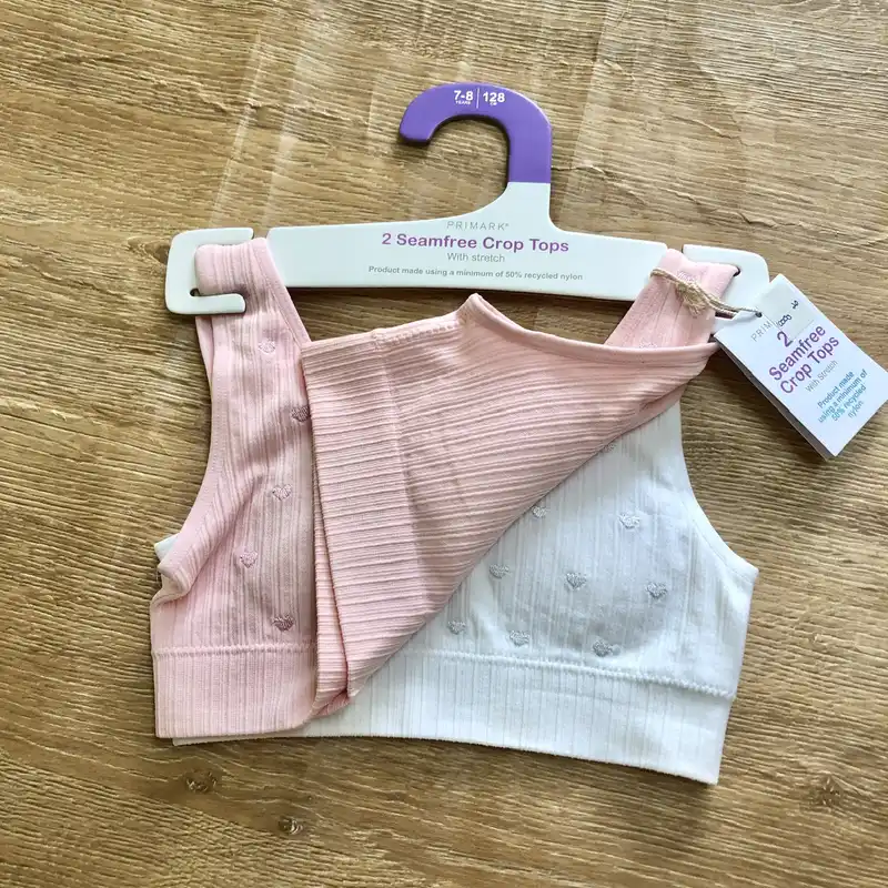 Pack de 2 corpiños con corazones 