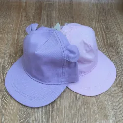 Pack de 2 gorras (color lila y rosado)