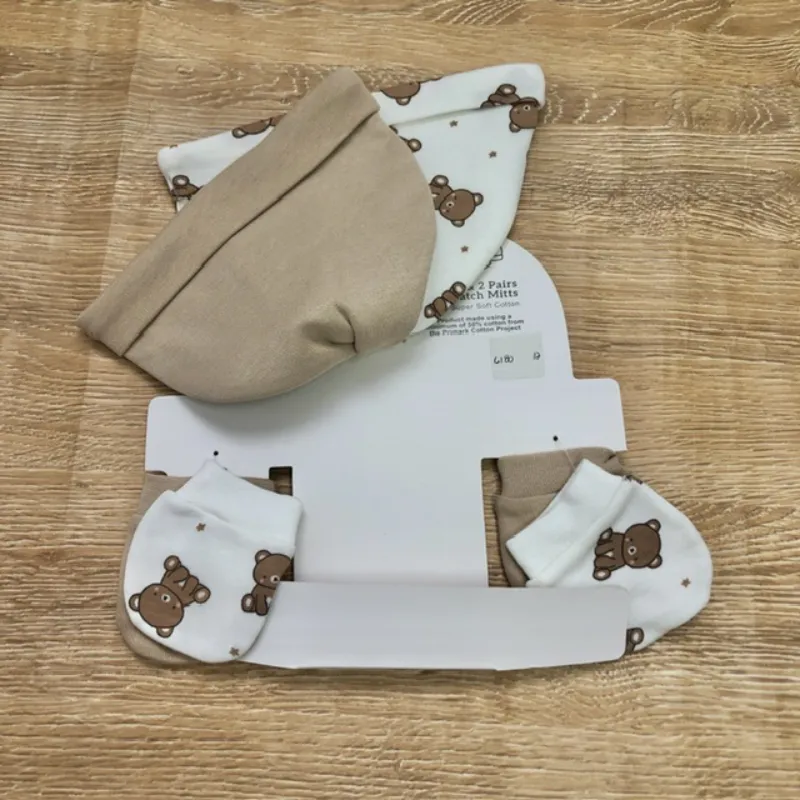 Pack de 2 gorros con guantes