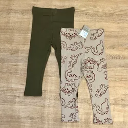 Pack de 2 legging con dinosaurios