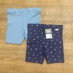 Pack de 2 leggins color azul