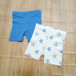 Pack de 2 leggins color azul