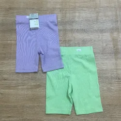 Pack de 2 leggins cortas 