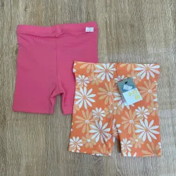 Pack de 2 leggins cortas 