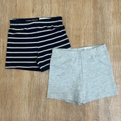 Pack de 2 Shorts cortos 