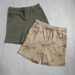 Pack de 2 shorts de felpa 