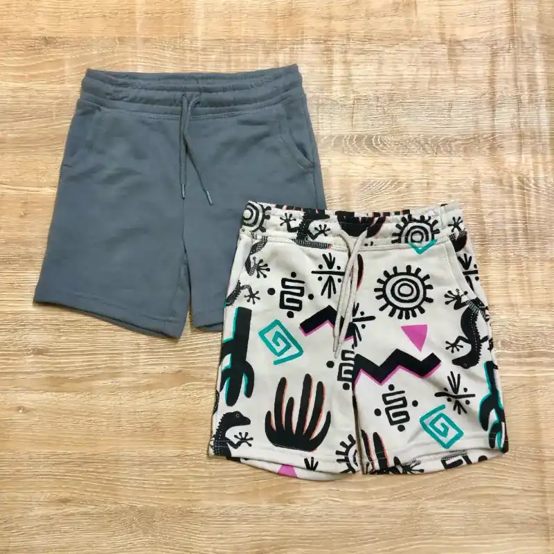 Pack de 2 shorts de felpa