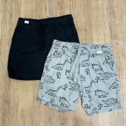 Pack de 2 shorts playeros 🖤